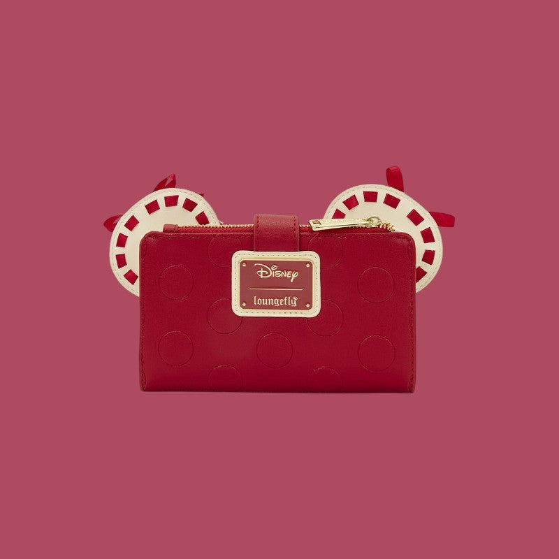 Disney Loungefly Portefeuille Minnie Mouse Rock The Dots