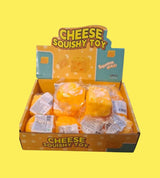 Squishy Toy Cheese 7x7cm