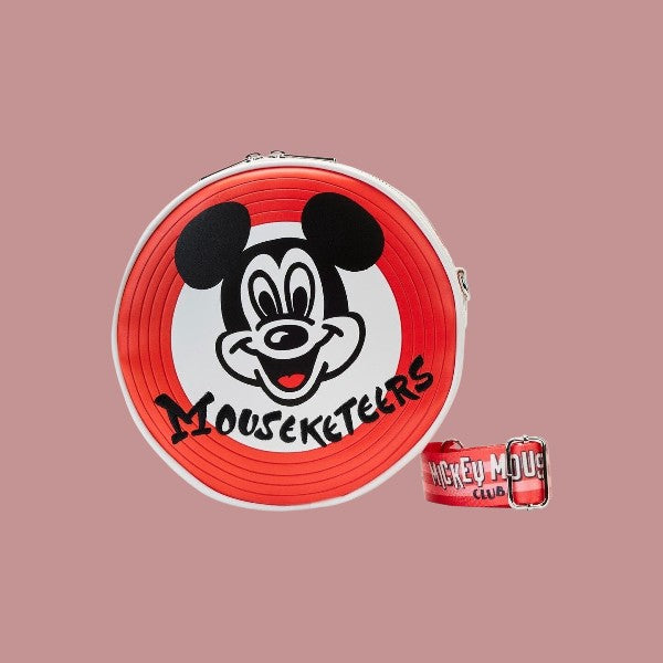 Loungefly Mickey Mouse Cross body tas 100th Mickey Mouseketeers Multicolours