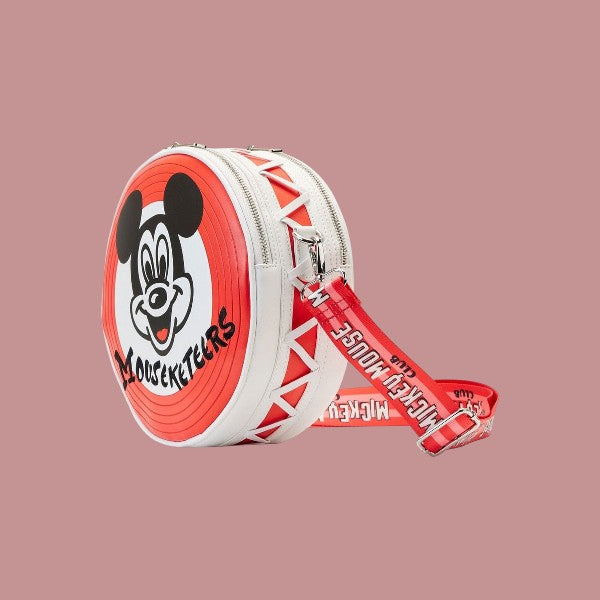 Loungefly Mickey Mouse Cross body tas 100th Mickey Mouseketeers Multicolours