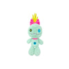 Magic Tour Club Scrump pluche pop van 44 cm met mintgroene stof, gele haren, roze strik en knoopogen