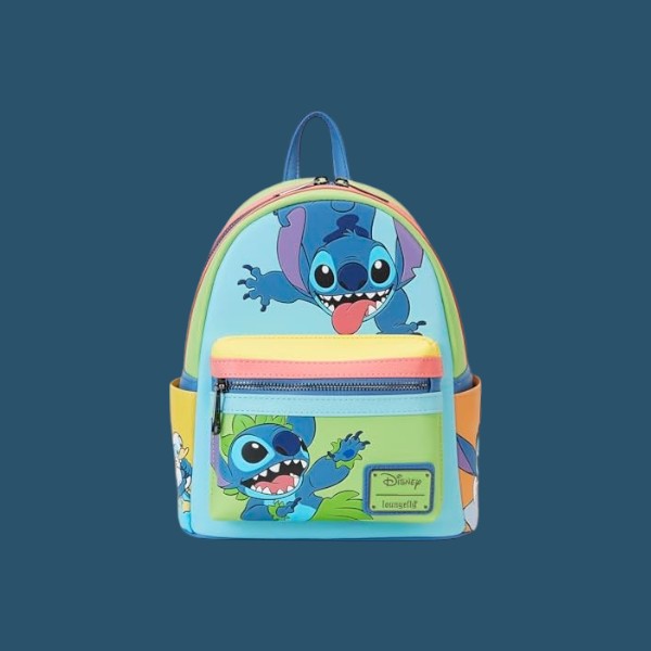 DISNEY - Jaase Stitch Colorblock - Mini Backpack Loungefly Exclusive