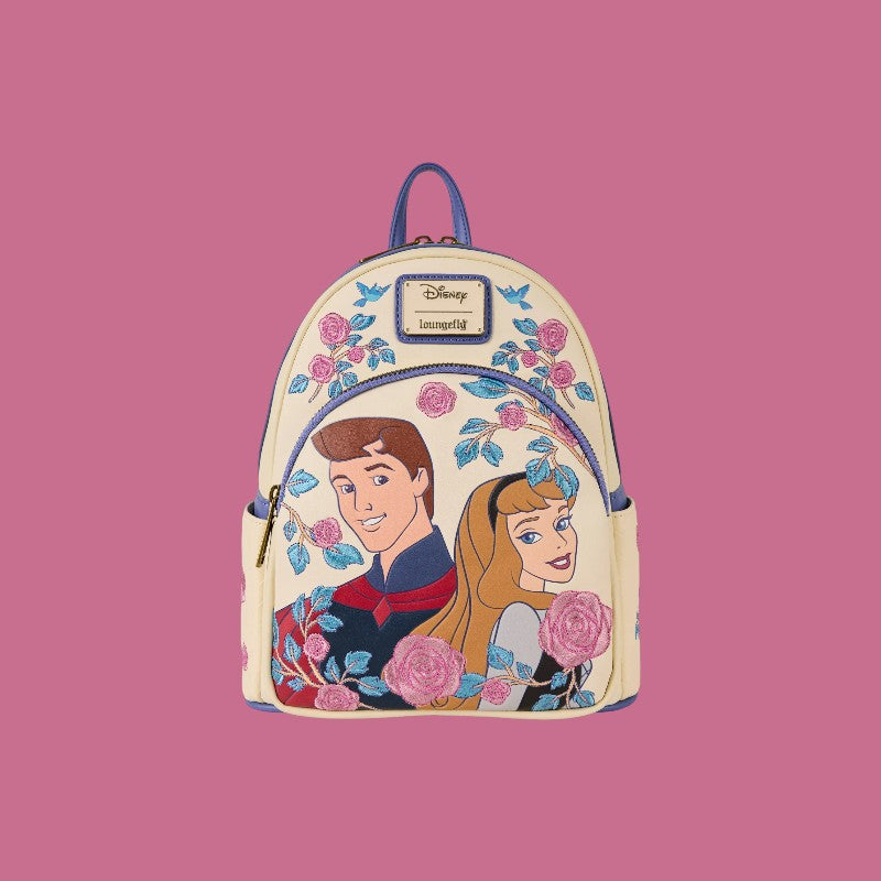 DISNEY - Princess Aurora and Prince Phillip - Mini Backpack LoungeFly