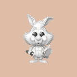 Disney POP! Vinyl Figure Sketched White Rabbit