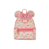 DISNEY - Minnie Mouse Floral - Mini Backpack LoungeFly