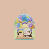 Magic Tour Club Loungefly Disney Pixar Up rugzak met Carl en Russell en kleurrijke ballonnen van kunstleer