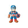 Magic Tour Club Marvel Captain America pluche knuffel van 38 cm met geluidseffecten en iconisch rood-blauw kostuum