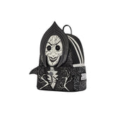Magic Tour Club Coraline Other Mother Loungefly mini rugzak in zwart-wit met knoopogen en spinnenwebprint