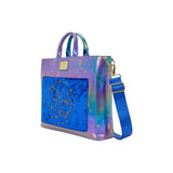Magic Tour Club Disney Loungefly Fantasia convertible rugzak met iriserende afwerking en blauw fluwelen Mickey Mouse