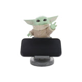 Magic Tour Club Grogu Cable Guy figuur van 21cm als telefoonhouder met beige mantel en groen Star Wars personage
