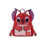 Magic Tour Club Disney Loungefly Lilo & Stitch Leroy cosplay mini rugzak in rood met karakterdetails en oren