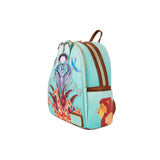Magic Tour Club Disney Loungefly mini rugzak met The Lion King print in lichtblauw met bruine accenten
