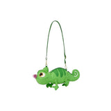 Magic Tour Club Loungefly Disney Tangled Pascal schoudertas in felgroen met roze bloemdetail en verstelbare riem