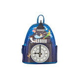 Magic Tour Club Loungefly Disney Peter Pan rugzak met Big Ben klokontwerp en vliegende personages in blauw