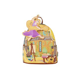 Magic Tour Club Loungefly Disney Tangled Rapunzel rugzak met glow-in-the-dark details en toreninterieur print