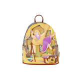Magic Tour Club Loungefly Disney Tangled Rapunzel rugzak met glow-in-the-dark details en pin display venster