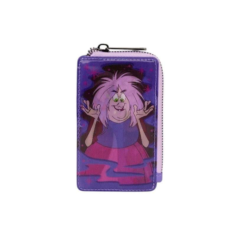 Magic Tour Club Disney Loungefly kaarthouder met Madam Mim lenticulair ontwerp in paarse kleuren
