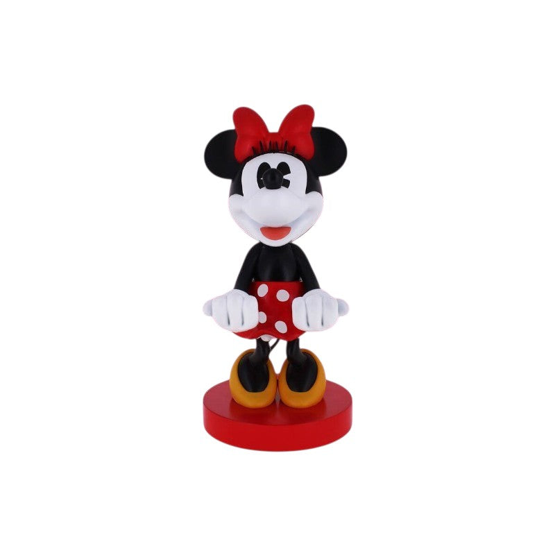 Magic Tour Club Disney Minnie Mouse Cable Guy figuur met rode strik en stippenrok voor het vasthouden van kabels