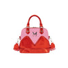 Magic Tour Club Loungefly crossbody tas in rood en roze met Scarlet Witch logo en metallic details