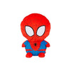 Magic Tour Club Marvel Spiderman knuffel van 35 cm in rood en blauw met groot hoofd en zachte textuur