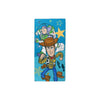 Magic Tour Club blauwe Disney Toy Story strandlaken met Woody en Buzz Lightyear print, 70x140 cm