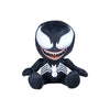 Magic Tour Club Marvel Venom pluche knuffel van 30 cm met iconische witte ogen en spinnenlogo op de borst
