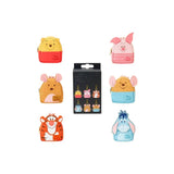 Magic Tour Club set van 6 Winnie de Poeh mini rugzak sleutelhangers in mystery box verpakking