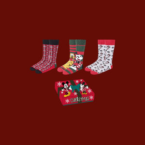 DISNEY - Mickey - 3 Pairs Socks Pack (Size 40-46)