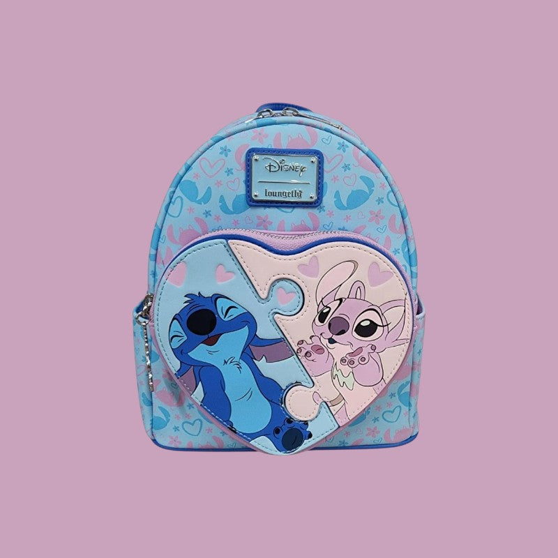 DISNEY - Stitch & Angel - Mini Backpack LoungeFly 
