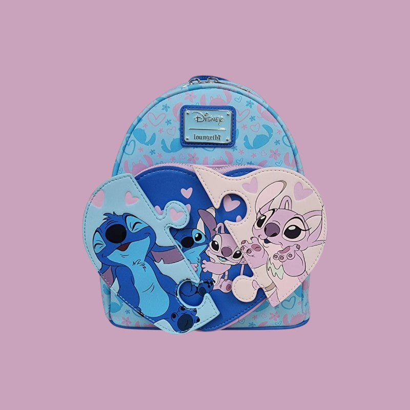 DISNEY - Stitch & Angel - Mini Backpack LoungeFly 
