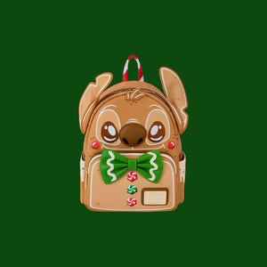 LILO & STITCH - Stitch Gingerbread - Mini Backpack LoungeFly (Scented)