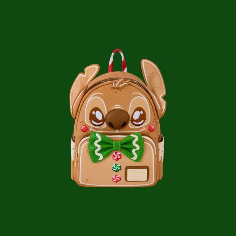 LILO & STITCH - Stitch Gingerbread - Mini Backpack LoungeFly (Scented)
