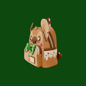 LILO & STITCH - Stitch Gingerbread - Mini Backpack LoungeFly (Scented)