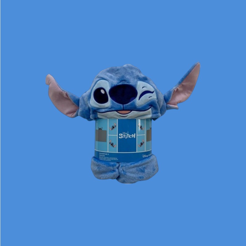 PLAID MET KAP DISNEY STITCH 120x150CM