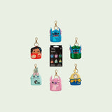 Magic Tour Club Loungefly Disney Stitch mystery rugzak sleutelhangers in diverse kleuren en Lilo & Stitch designs.